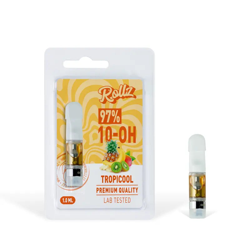 ROLLZ 10-OH live resin cartridge 1 ml – TropiCool, 510, own production.
